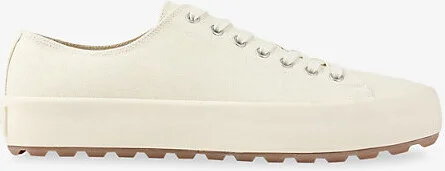 Mens Naturels Vulca Leather Low-Top Trainers Eur 40 / 6 Uk Men