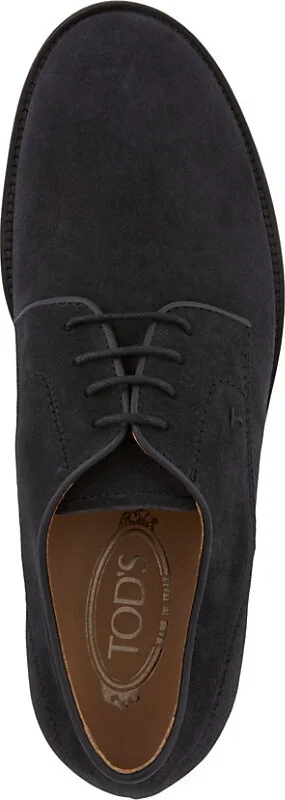 Mens Navy Lite Suede Derby Shoes Eur 39 / 5 Uk Men - Image 2
