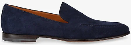 Mens Navy Vivaldi Suede Loafers Eur 44 / 10 Uk Men