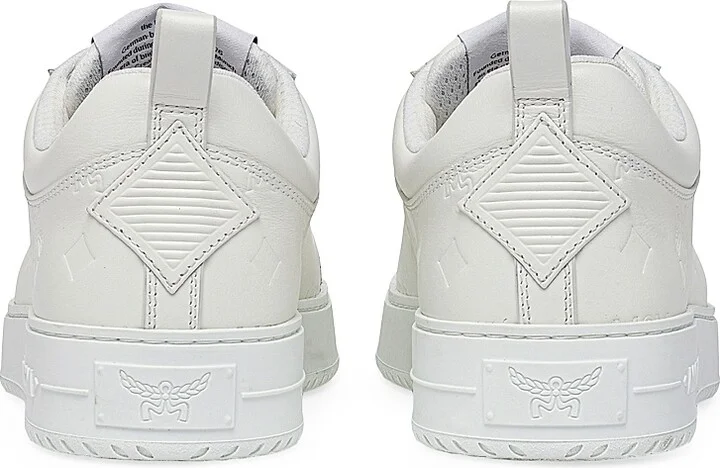 Men's Neo Derby Leather Sneakers - Egret - Size 7 - Image 3