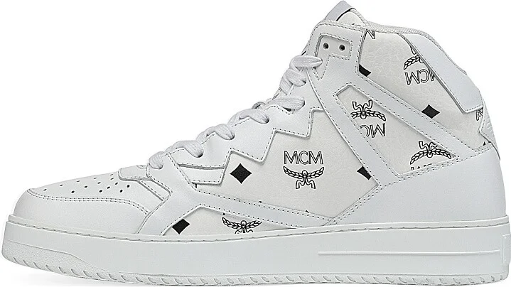 Men's Neo Terrain Visetos High-Top Sneakers - White - Size 9 - Image 2