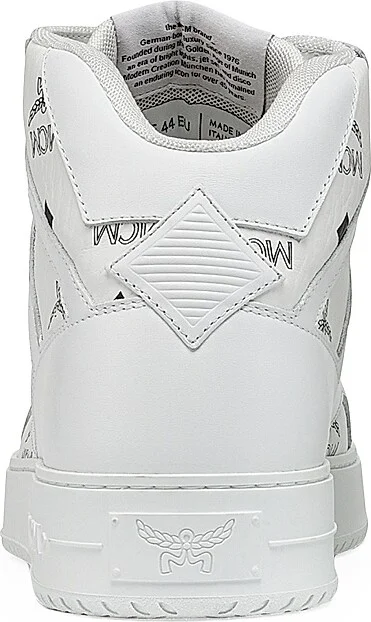 Men's Neo Terrain Visetos High-Top Sneakers - White - Size 9 - Image 3