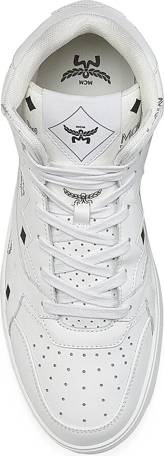 Men's Neo Terrain Visetos High-Top Sneakers - White - Size 9 - Image 5