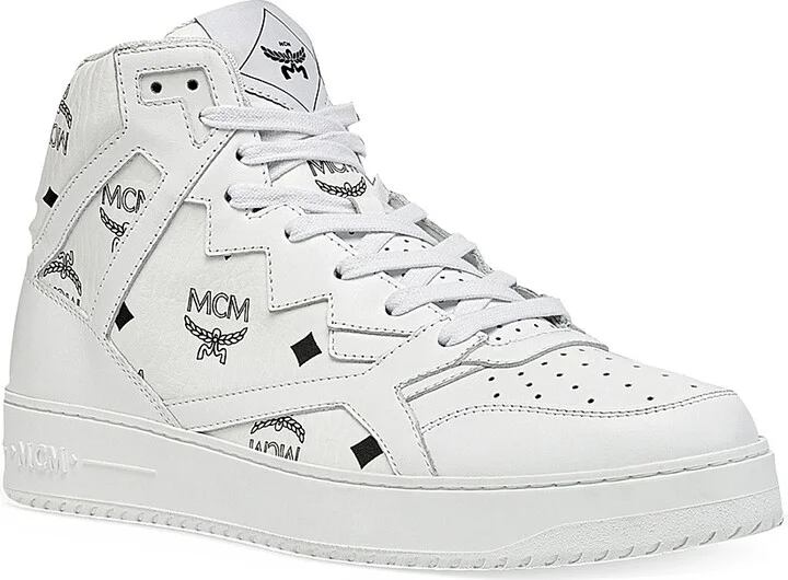 Men's Neo Terrain Visetos High-Top Sneakers - White - Size 9