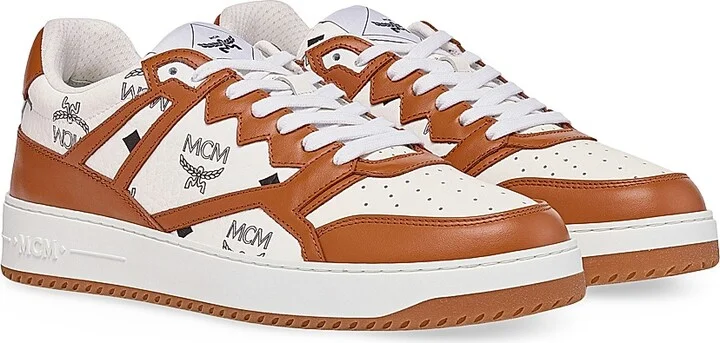 Men's Neo Terrain Visetos Low-Top Sneakers - Cognac Off White - Size 14 - Image 2