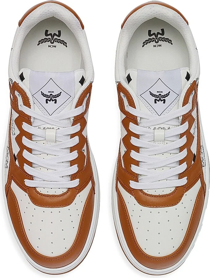 Men's Neo Terrain Visetos Low-Top Sneakers - Cognac Off White - Size 14 - Image 4