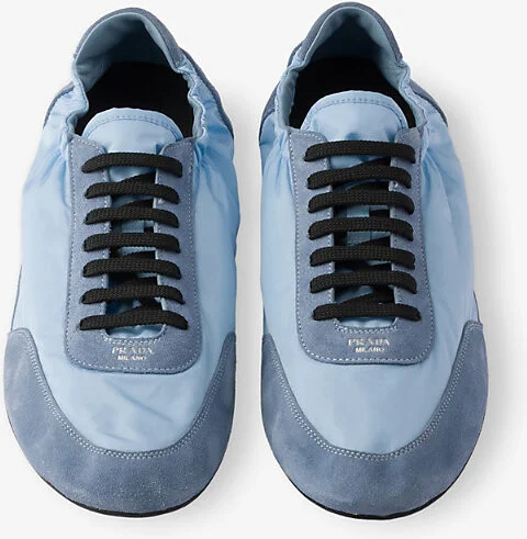 Mens Neutral Collapse Re-Nylon and Suede Low-Top Trainers Eur 45.5 / 11.5 Uk Men - Image 4