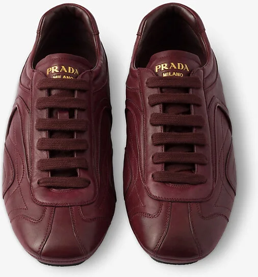 Mens Neutral Montecarlo Re-Edition 2005 Antiqued Leather Low-Top Trainers Eur 43.5 / 9.5 Uk Men - Image 3