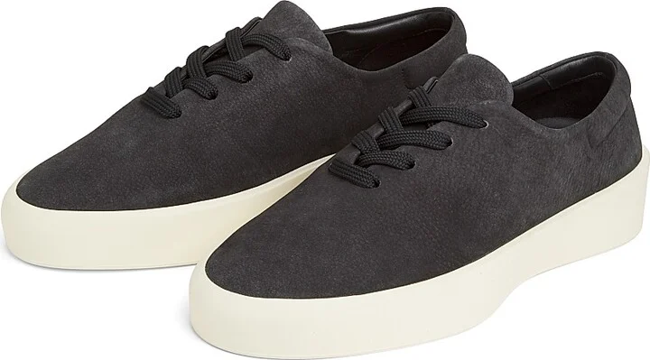 Men's New 101 Low-Top Suede Sneakers - Black - Size 7 - Image 2