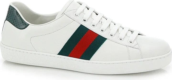 Men's New Ace Crocodile-Embossed Sneakers - Green - Size 6 - Image 2