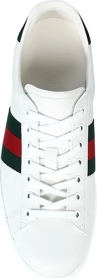 Men's New Ace Crocodile-Embossed Sneakers - Green - Size 6 - Image 5
