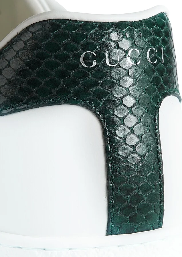 Men's New Ace Crocodile-Embossed Sneakers - Green - Size 6 - Image 6