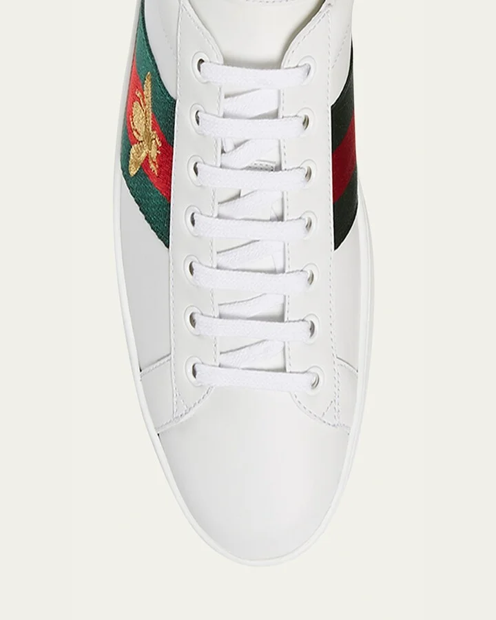 Men's New Ace Embroidered Low-Top Sneakers - Image 2