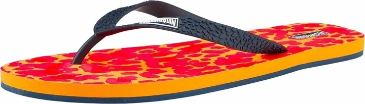 Men's New Leopard Beach Flip Flops