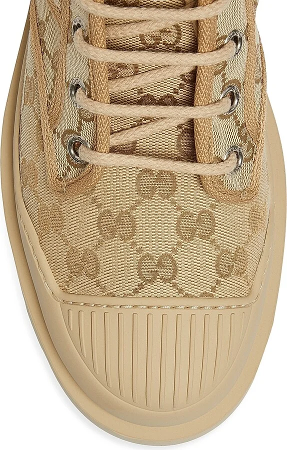 Men's New Sherlin GG Canvas Boots - Beige - Size 10 - Image 4