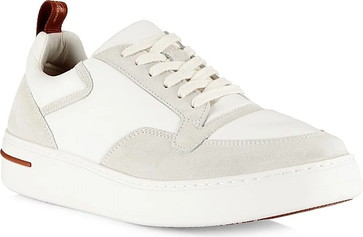 Men's Newport Walk Wind Suede Sneakers - White - Size 6 - Image 2