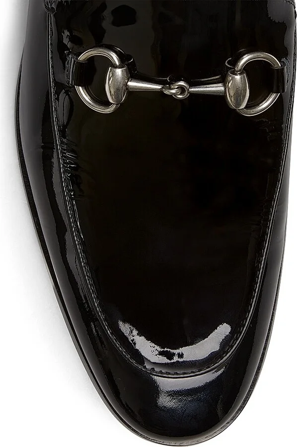 Men's Next Horsebit Patent Leather Loafers - Black - Size 7 - Image 5