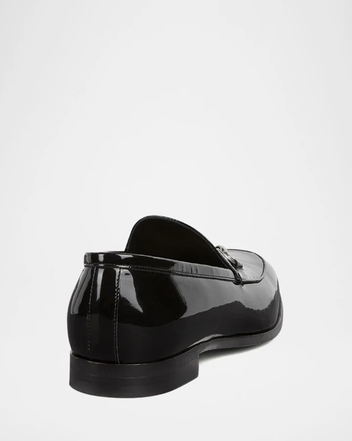Men's Next Patent Leather Bit Loafers - Image 2