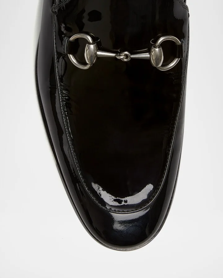 Men's Next Patent Leather Bit Loafers - Image 4
