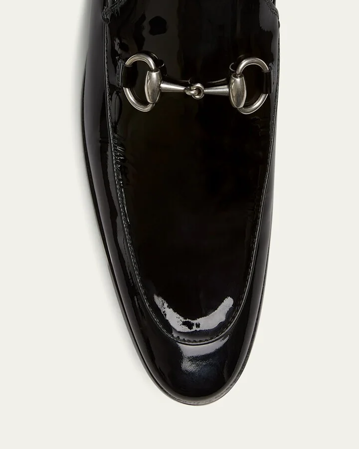 Men's Next Patent Leather Bit Loafers - Image 2