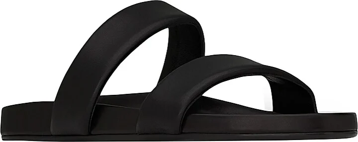 Men's Nichols Slides in Smooth Leather - Black - Size 8 - Image 2