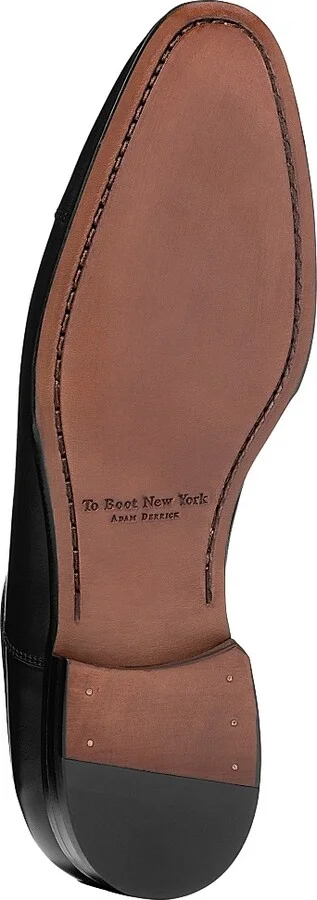 Men's Nico Leather Oxfords - Nero - Size 7 - Image 4