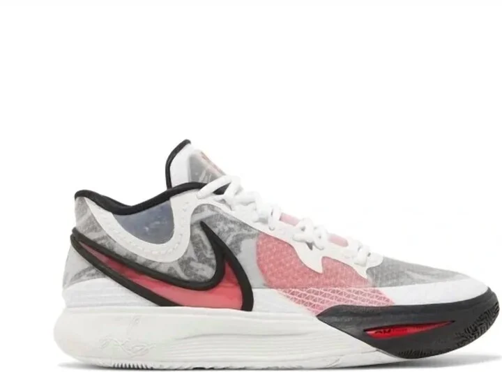 Men's Nike Kyrie 8 White University Red In White/red-Black