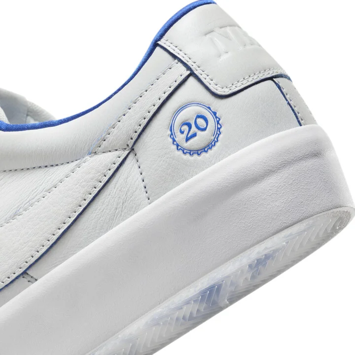 Men's Nike SB Blazer Low Pro GT Premium Shoes in White | FZ1300-100 - Image 8