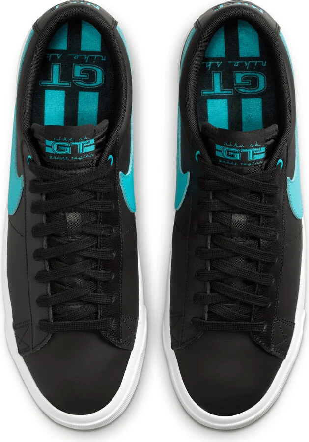Men's Nike SB Blazer Low Pro GT Shoes in Black | DV1226-001 - Image 4