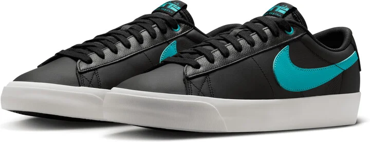 Men's Nike SB Blazer Low Pro GT Shoes in Black | DV1226-001 - Image 5