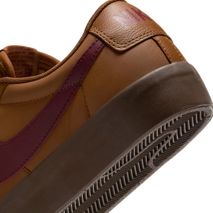 Men's Nike SB Blazer Low Pro GT Shoes in Brown | DV1226-200 - Image 8