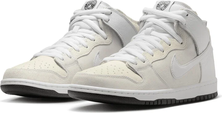 Men's Nike SB Dunk High x Antihero Shoes in White | HM5837-100 - Image 5