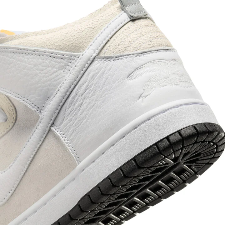 Men's Nike SB Dunk High x Antihero Shoes in White | HM5837-100 - Image 8