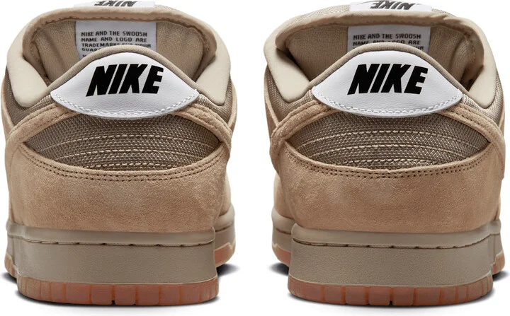 Men's Nike SB Dunk Low Pro B Skate Shoes in Brown | HJ0367-200 - Image 6