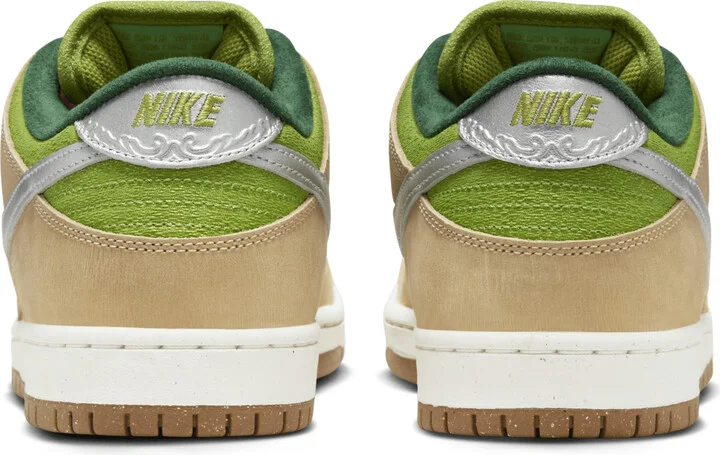 Men's Nike SB Dunk Low Pro Skate Shoes in Brown | FQ7585-200 - Image 6