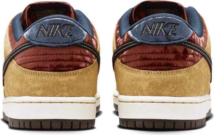 Men's Nike SB Dunk Low Pro Skate Shoes in Brown | FZ1278-200 - Image 6