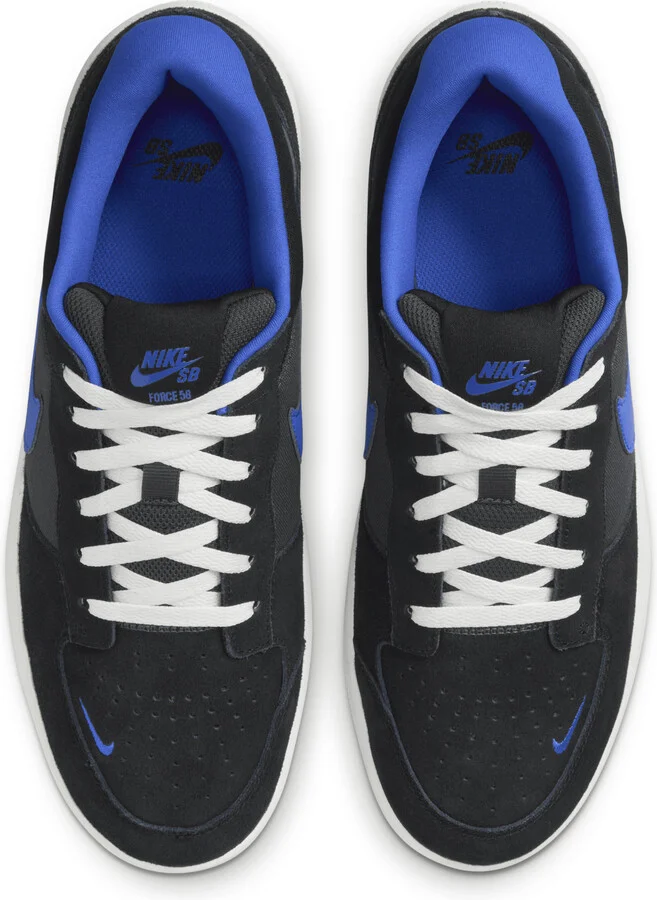 Men's Nike SB Force 58 Skate Shoes in Black | DV5477-004 - Image 4