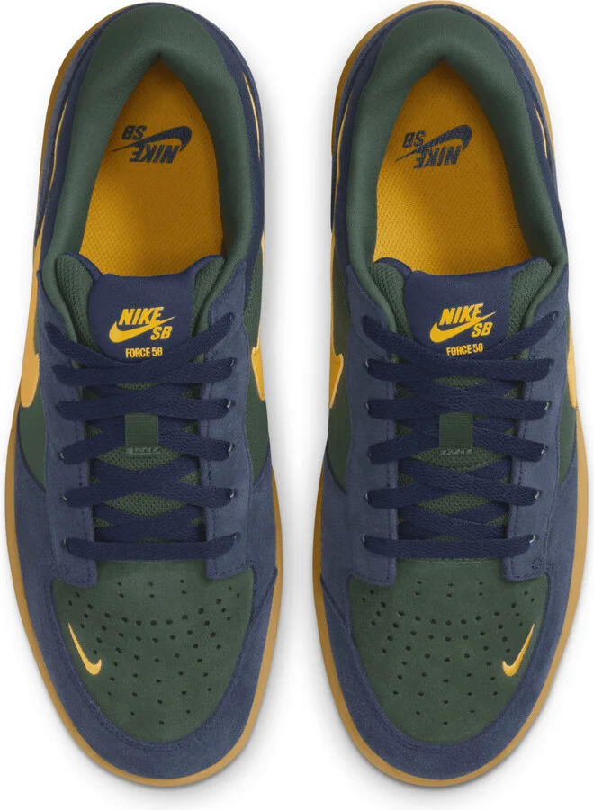 Men's Nike SB Force 58 Skate Shoes in Blue | DV5477-402 - Image 4