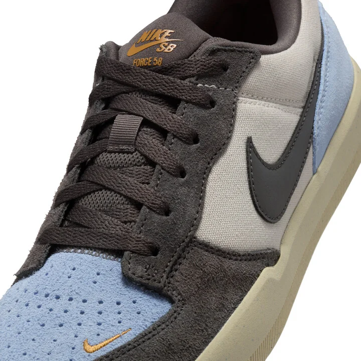 Men's Nike SB Force 58 Skate Shoes in Brown | DV5477-102 - Image 7