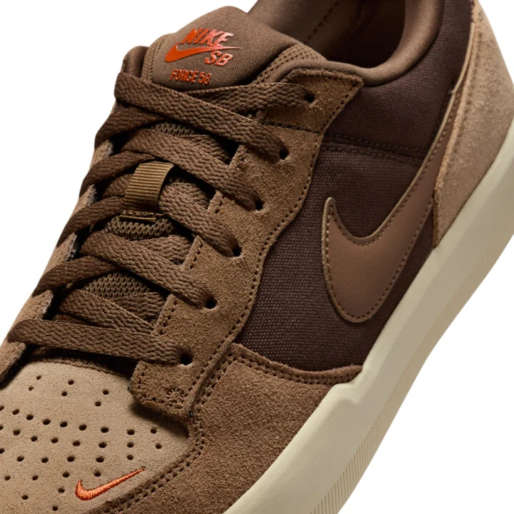 Men's Nike SB Force 58 Skate Shoes in Brown | DV5477-201 - Image 7