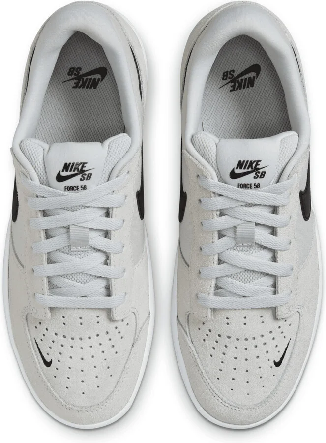 Men's Nike SB Force 58 Skate Shoes in Grey | CZ2959-003 - Image 4