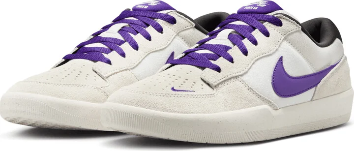 Men's Nike SB Force 58 Skate Shoes in Grey | DV5477-006 - Image 5