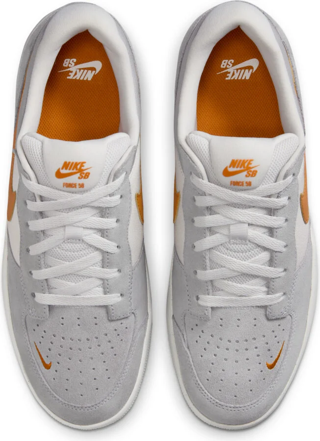 Men's Nike SB Force 58 Skate Shoes in Grey | DV5477-007 - Image 4