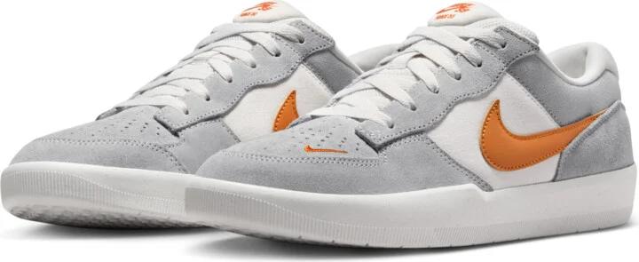 Men's Nike SB Force 58 Skate Shoes in Grey | DV5477-007 - Image 5