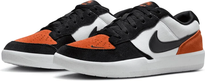 Men's Nike SB Force 58 Skate Shoes in White | DV5477-100 - Image 5