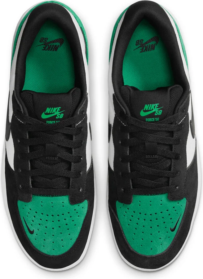 Men's Nike SB Force 58 Skate Shoes in White | DV5477-101 - Image 4