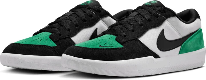 Men's Nike SB Force 58 Skate Shoes in White | DV5477-101 - Image 5