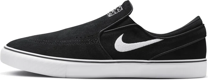 Men's Nike SB Janoski+ Slip Skate Shoes in Black | FN5893-001