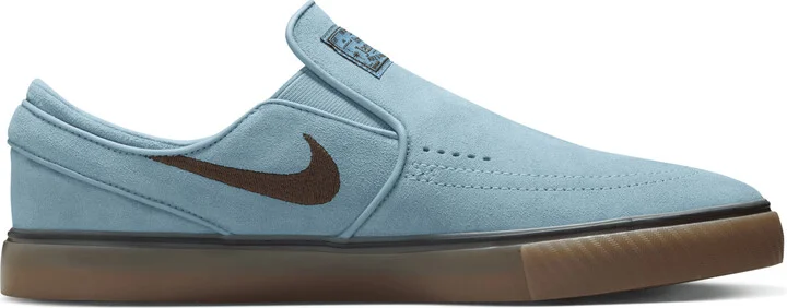 Men's Nike SB Janoski+ Slip Skate Shoes in Blue | FN5893-400 - Image 3
