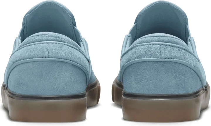 Men's Nike SB Janoski+ Slip Skate Shoes in Blue | FN5893-400 - Image 6